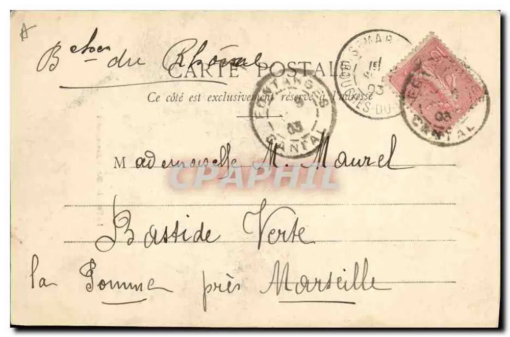 La Bourrée (Danse Auvergnate) — cena de dança — editor C. Quaillan - Verso