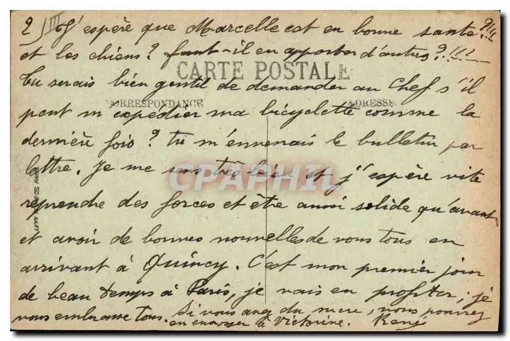 Typen der Auvergne — Abreise zur Feier — LL - Rückseite
