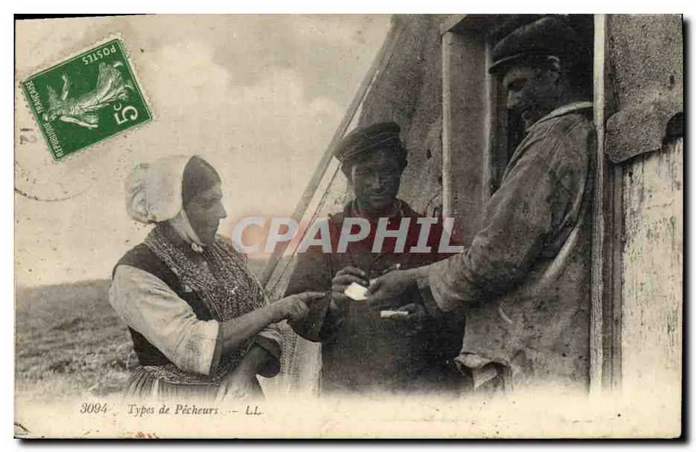 Tipos de Pescadores — LL — n°3094 - Frente