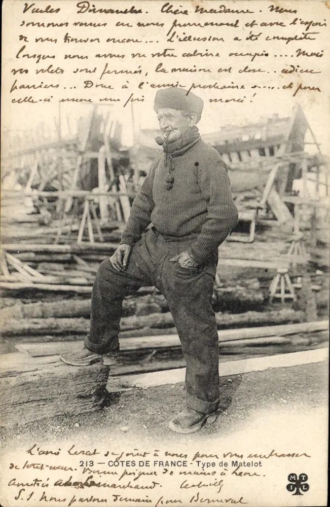 Vieux Dinarèbes — Marinheiro em Saint-Nazaire — Tipo de Marinheiro n°213 - Frente