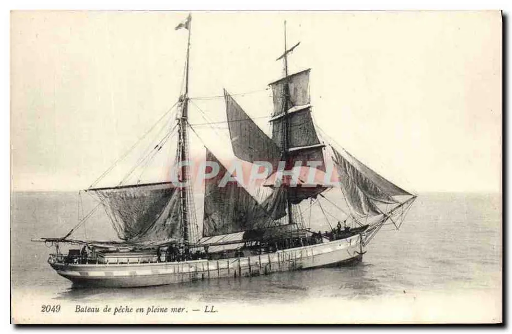 Embarcação de pesca no mar aberto — LL. — n° 2049 - Frente