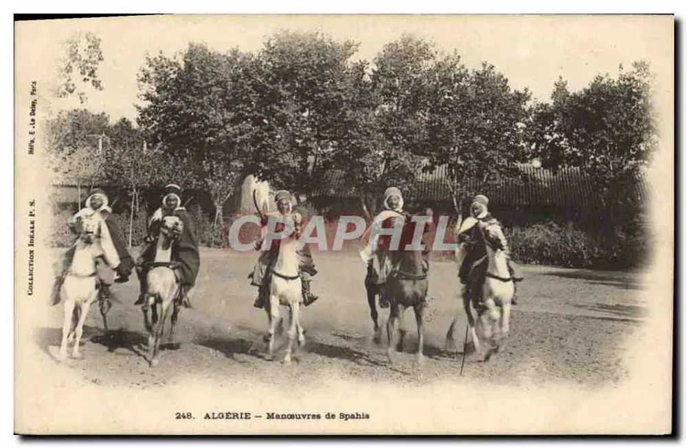 Algerien — Manöver der Spahis — Königliche Sammlung, Paris - Vorderseite