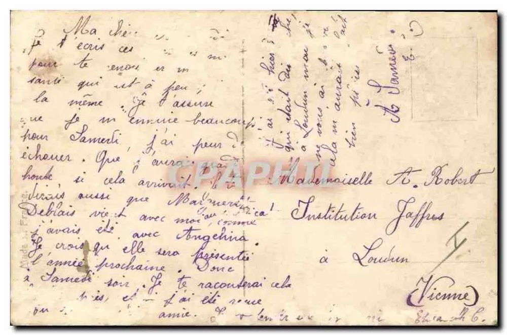 Bebês em um trem — Amizades — Editor desconhecido, n° 284 - Verso