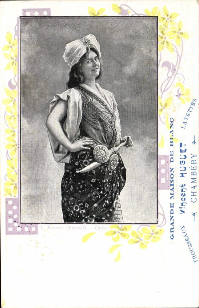 J. Raunay (Fervaal) — Opern — Grande Maison de Blanç — Vincent Huguet, Chambéry - Vorderseite