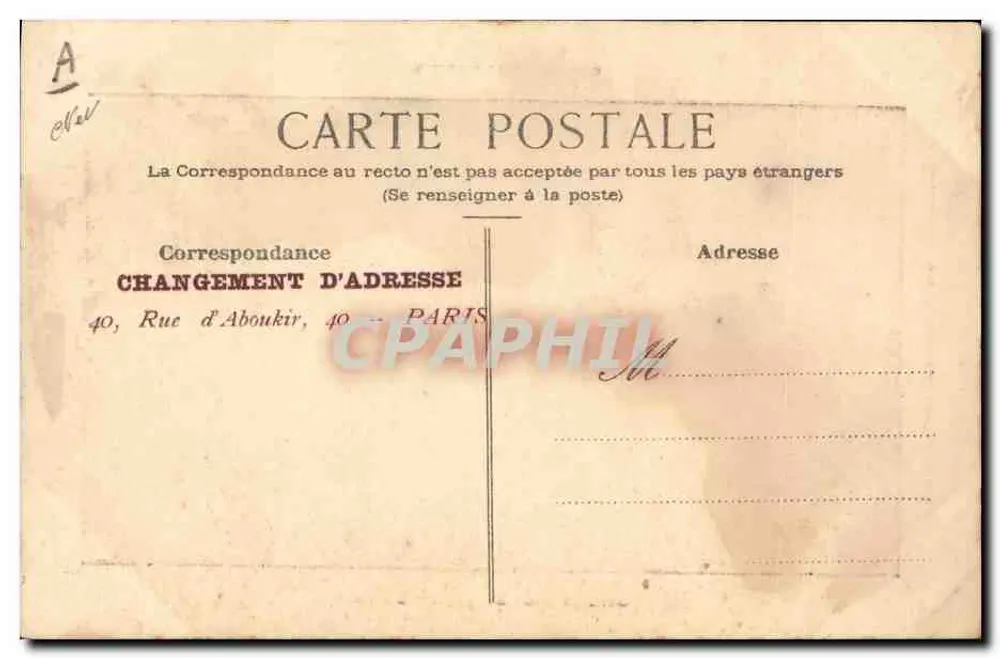 Soums, du Théâtre de la Gaité — Carte postale de la série 'Chansons gaies' — éditée par Pillischer - Verso