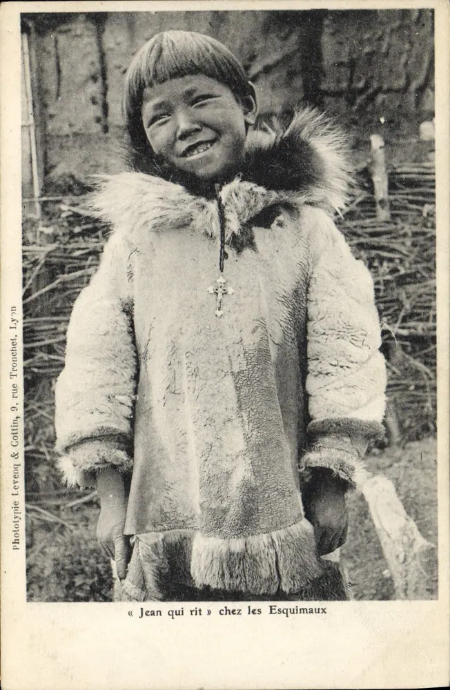 « Jean, der lacht » bei den Inuit — Phototypie Leveneu & Cottin, 9, rue Tronchet, Lynn - Vorderseite