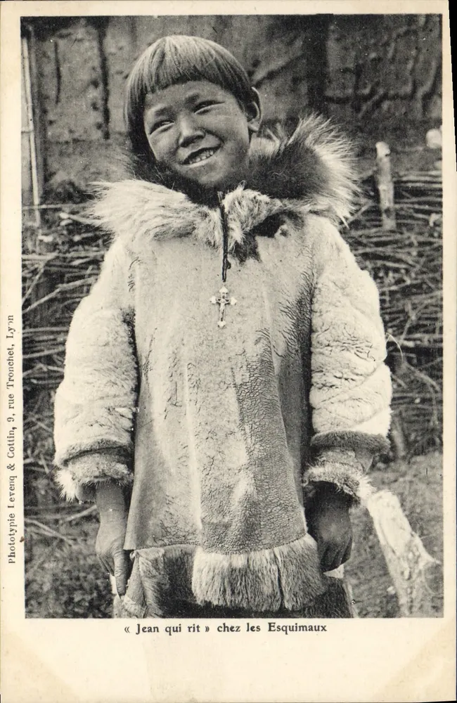 « Jean, der lacht » unter den Inuit — Phototypie Levenq & Cottin, 9, rue Troochelet, Lynn - Vorderseite