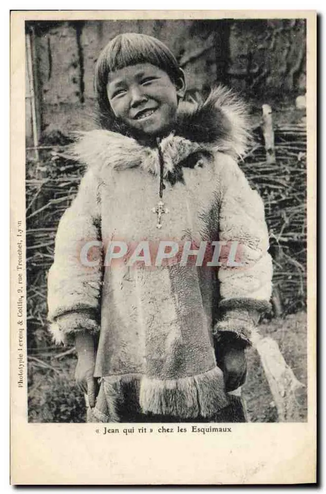 Jean, der lacht, bei den Inuit — Phototypie J. Lereng & Gaillia, 31, rue Trouchet, Lyon - Vorderseite