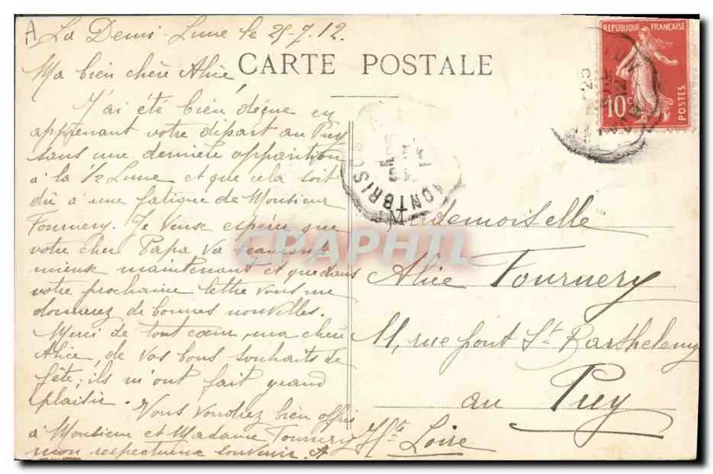 Bruder und Schwester — Alaska — Phototypie Levenq & Catin, 9, rue Trouchet, Lyon - Rückseite