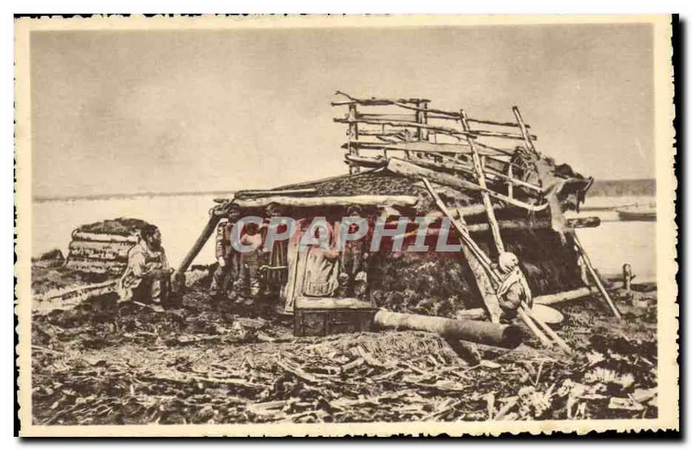 Alaska — Eishaus am Yukon-Fluss — Foto von P. J. Bernard, s.j. — Éd. Jésuites Missionnaires, Lyon - Vorderseite