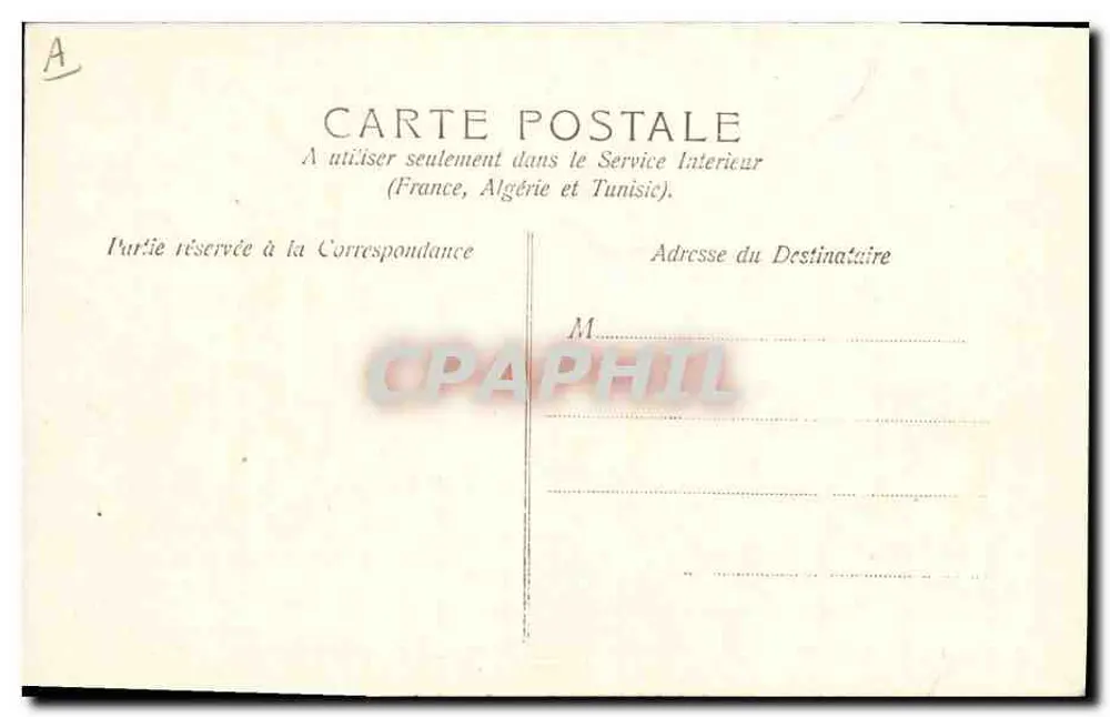 Cabelos e blusa de Auvergne — Cantal — editor não visível, n° de série 44 - Verso