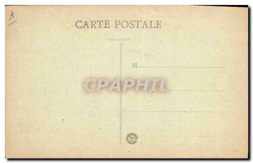 Cantal - 1424. Glückliche Paare spazieren im Wald — Germann Malroix, Circule, Hôtel-Édit. Authiac - Rückseite