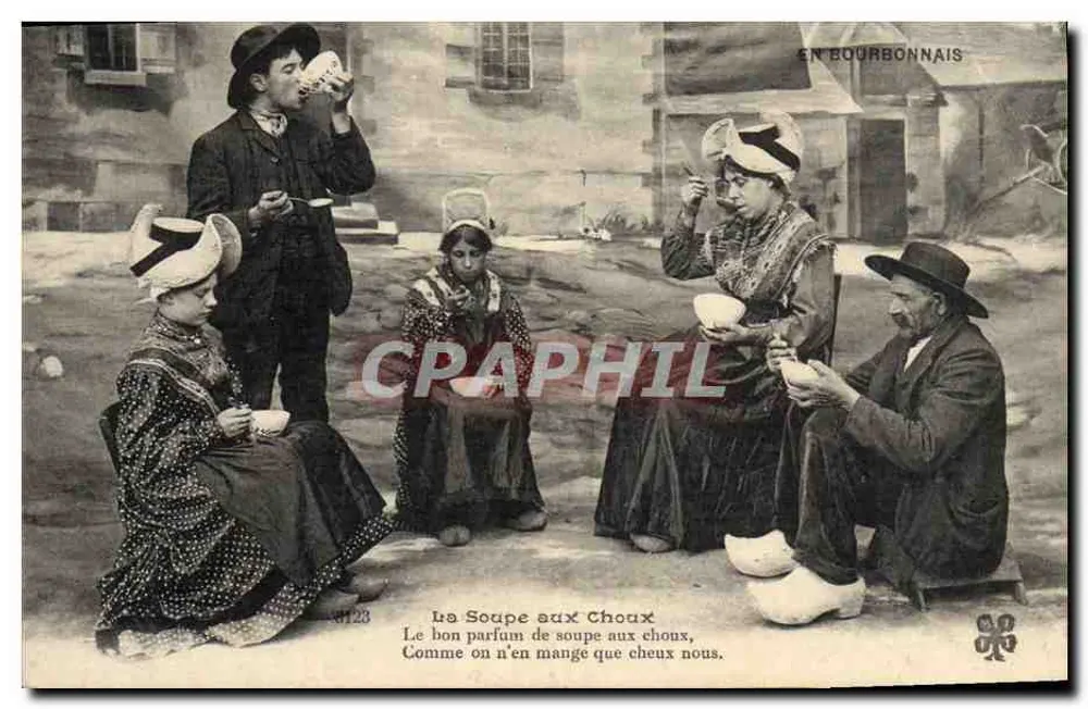 Kohlensuppe — In Bourbonnais — Verleger unbekannt, Nr. 3123 - Vorderseite