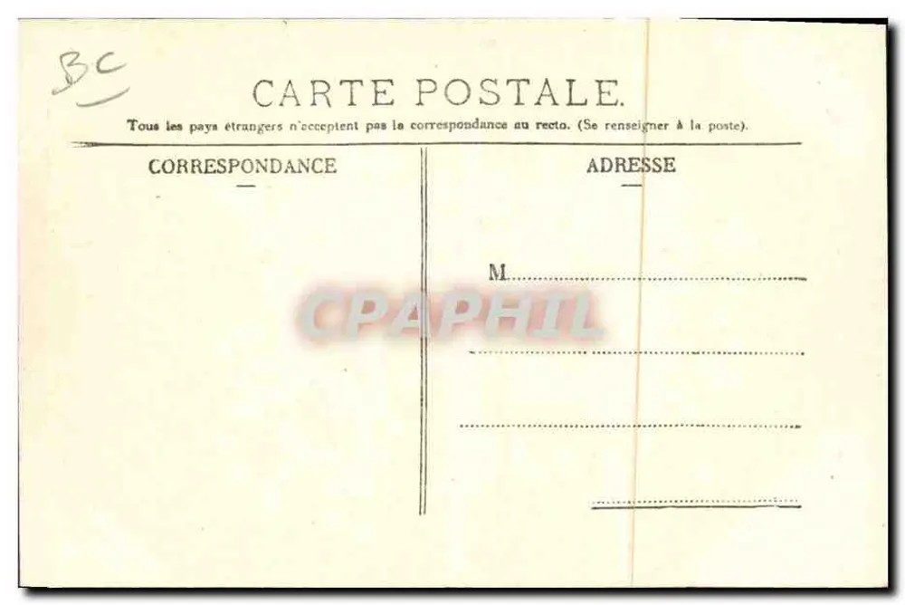 Auvergne — Schäfer auf dem Weg zum Weidegang — Lithografie, Paris - Rückseite