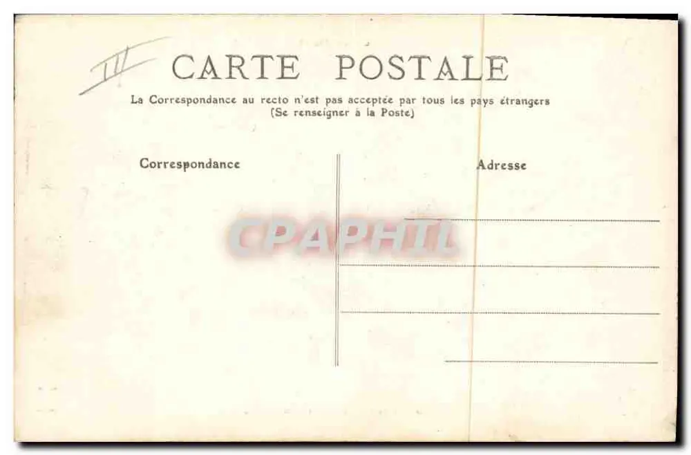 Auvergne — Eine Schäferin und ihre Herde — M.T. n°379 - Rückseite