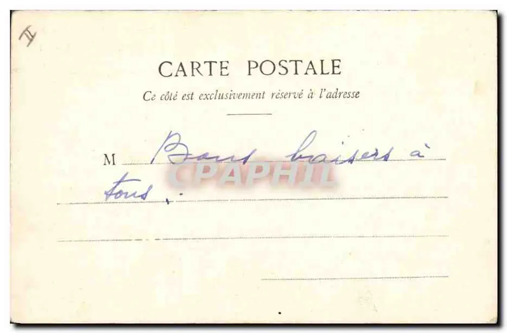 Das Nest der Pierrots — Szene von Pierrots in einem Nest — Verlag: P. BERTHIER, Paris - Rückseite