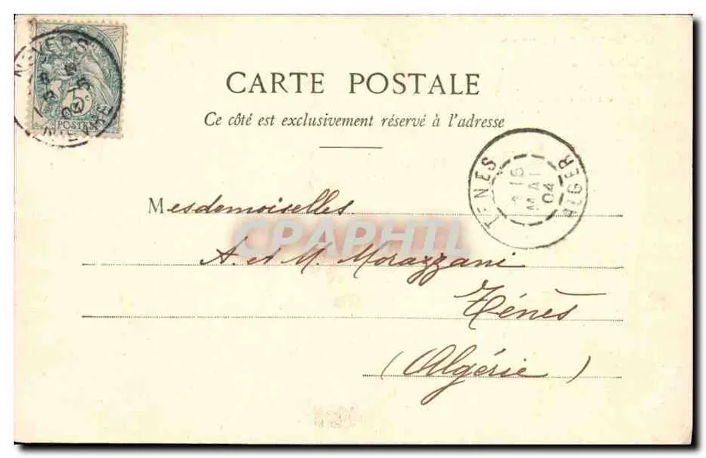 Der Nid de Pierrot — Szene mit Pierrot und Pierette — Verlag A.G. (Paris) - Rückseite