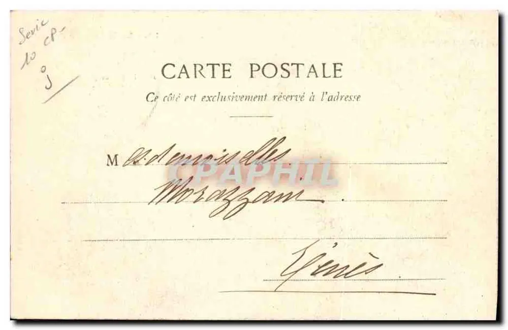 Der Nid de Pierrots — Theater Szene — Phototype A. Gaboriaud, NANCY - Rückseite