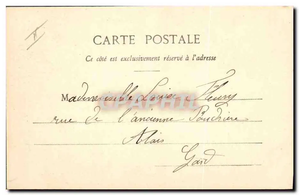 Künstlerin mit Porträt — phototypie A. Berguérat, Nancy — Seriennummer nicht sichtbar - Rückseite