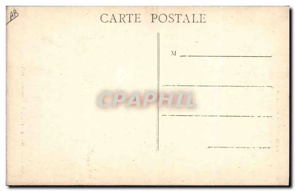 Möwen in der Kiste — Junge Fischer, die ein Netz flicken — Éditions Théophile Collin, Le Hamouet, S.B. - Rückseite