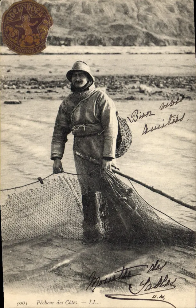 Pêcheur des Côtes — LL. — Éditeur : LL. — N° de série : 3063 - Frente