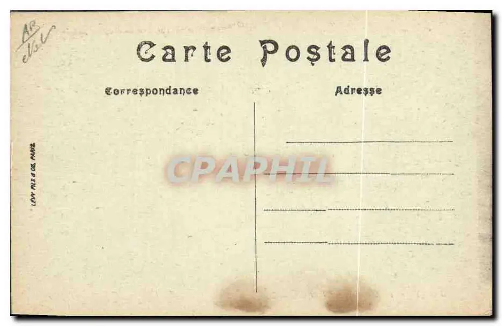 Pescadores antes da saída — Saint-Pierre-sur-Mer — LL, n° 3089 - Verso