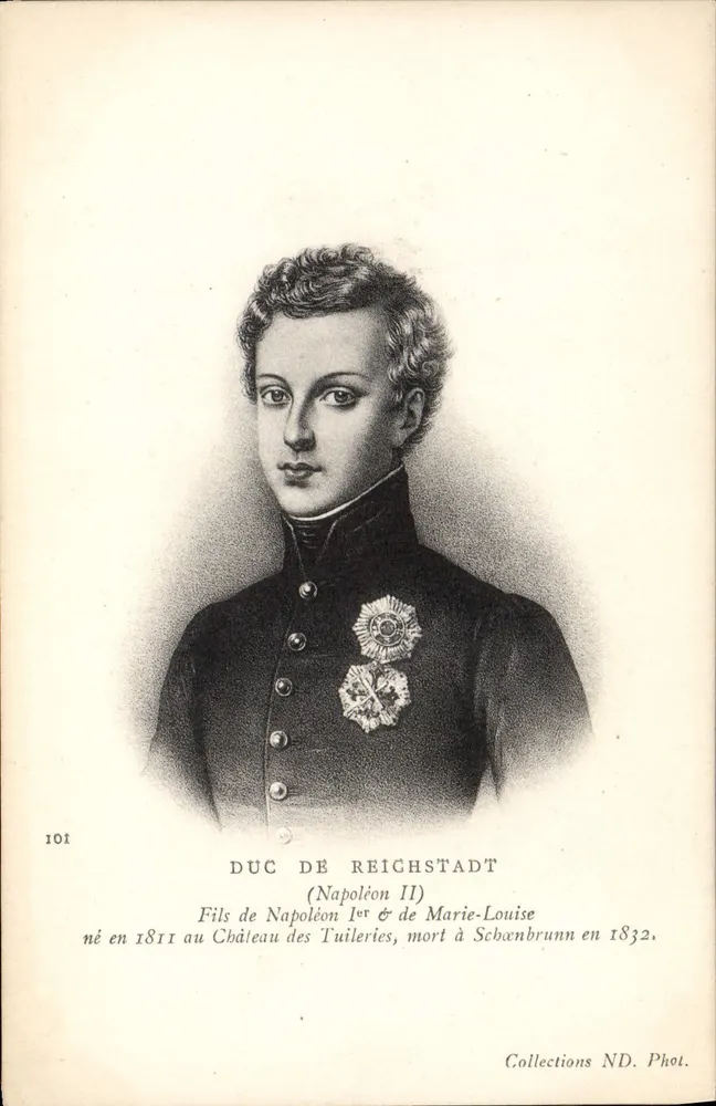 Napoléon II — Herzog von Reichstadt — Collections ND. Fotografie Nr. 101 - Vorderseite
