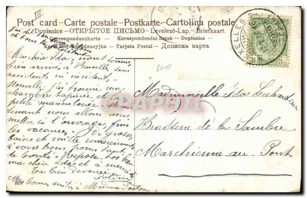 Caça ao javali — Floresta — Editor não identificado, número de série não visível - Verso