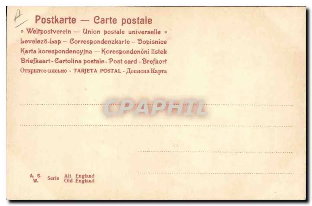 Jagd auf Hunde — Katastrophaler Abschluss — O. Anders, Serie A.S. W. - Rückseite