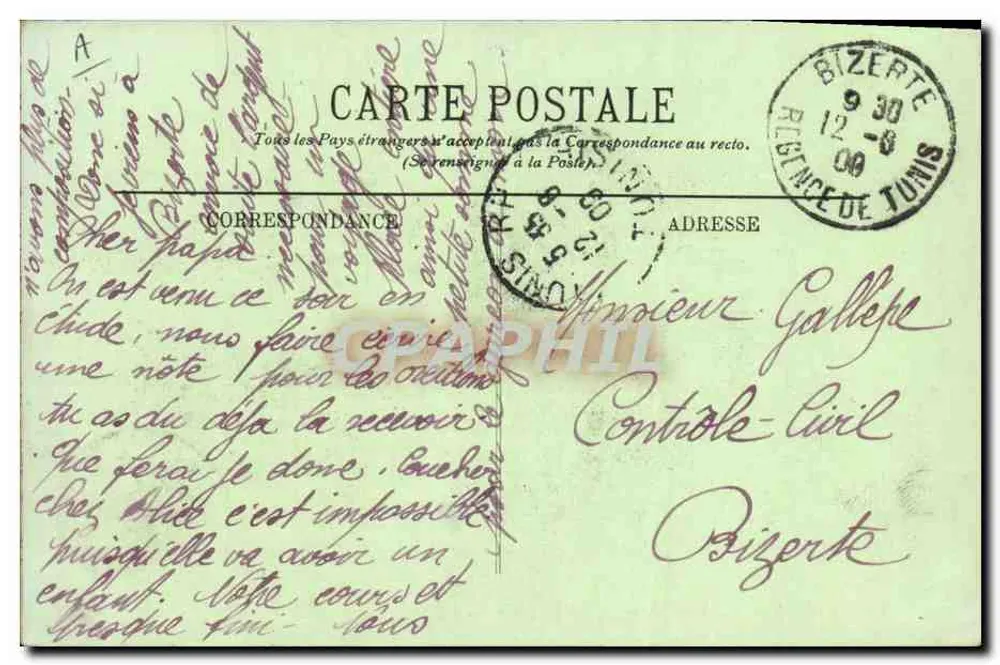 Spahis Saharien — LL. — SCÈNES ET TYPES. — 6425 - Rückseite