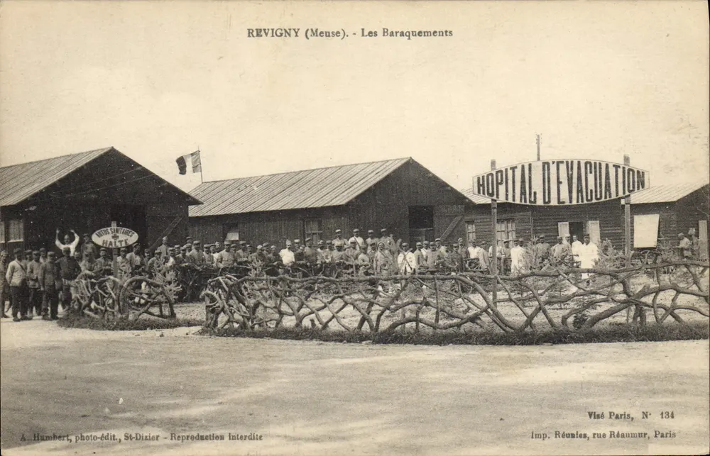 Revigny (Meuse) - Die Baracken - Evakuierungskrankenhaus - Vorderseite