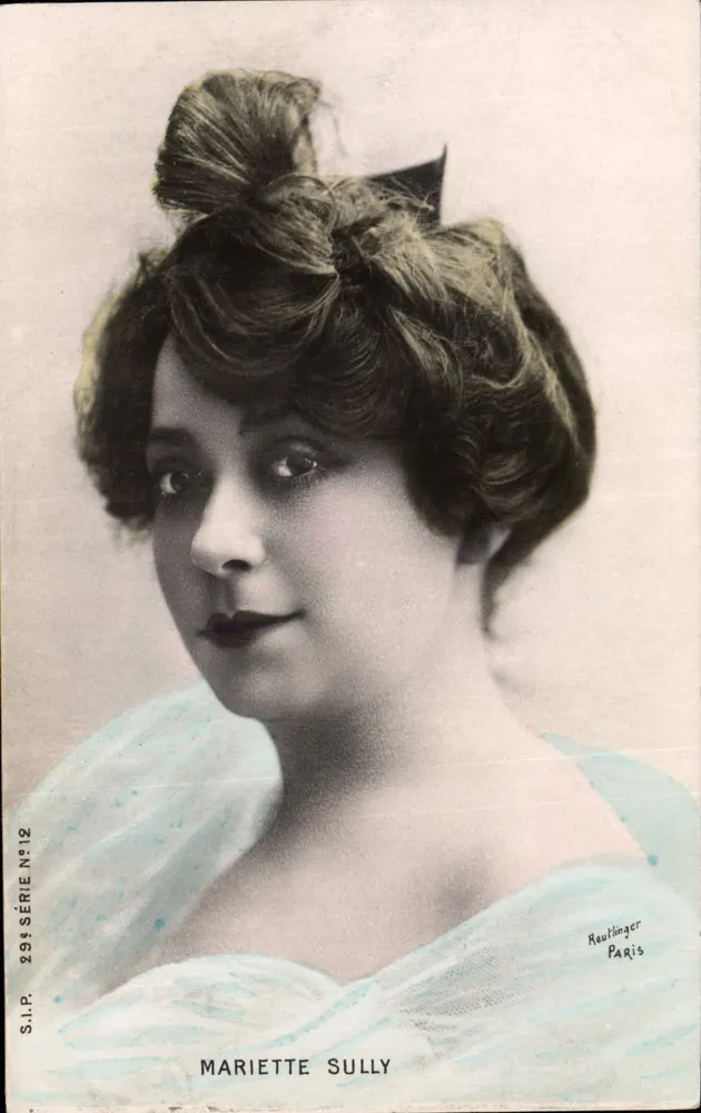 Mariette Sully — Portrait — Reutlinger Paris, S.I.P. N°12 - Vorderseite