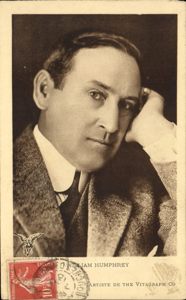 William Humphrey — artista da Vitagraph Co. — editor não visível - Frente