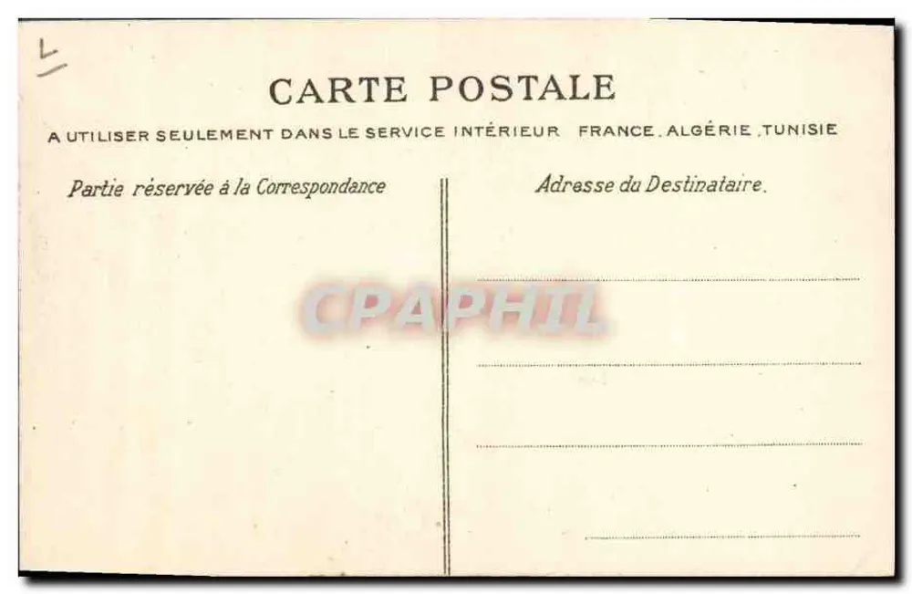 Normandy — A Beggar — Vintage Postcard n°68 - Back