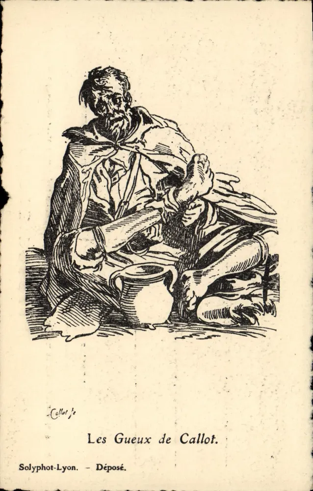 Die Bettler von Callot — Solyphot-Lyon — Seriennummer nicht sichtbar - Vorderseite