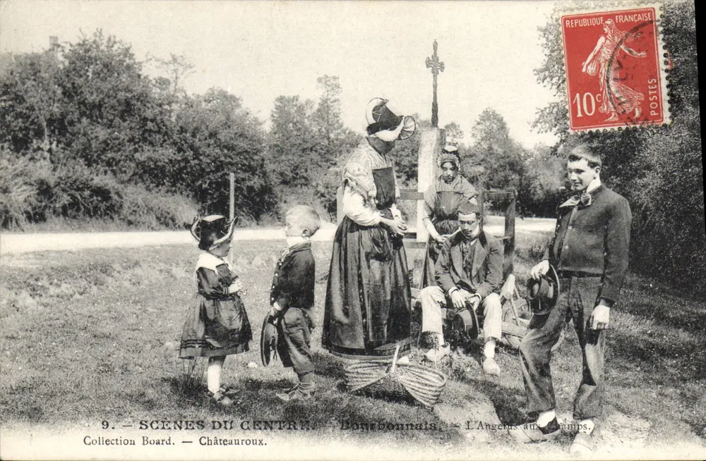 Bourbonnais — Der Angevin auf den Feldern — Collection Board — Châteauroux - Vorderseite