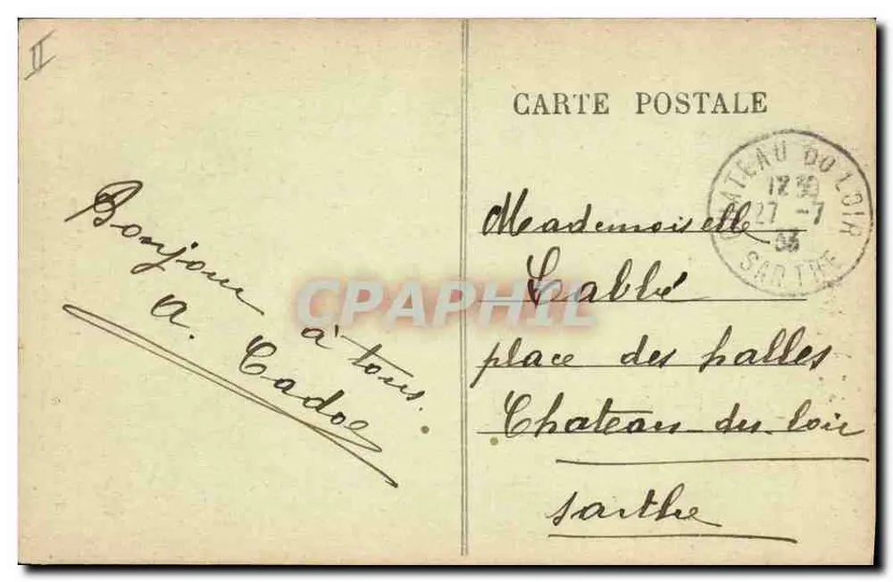 Kartoffeln — Libourne, Serie 6364 — M.T. L. - Rückseite