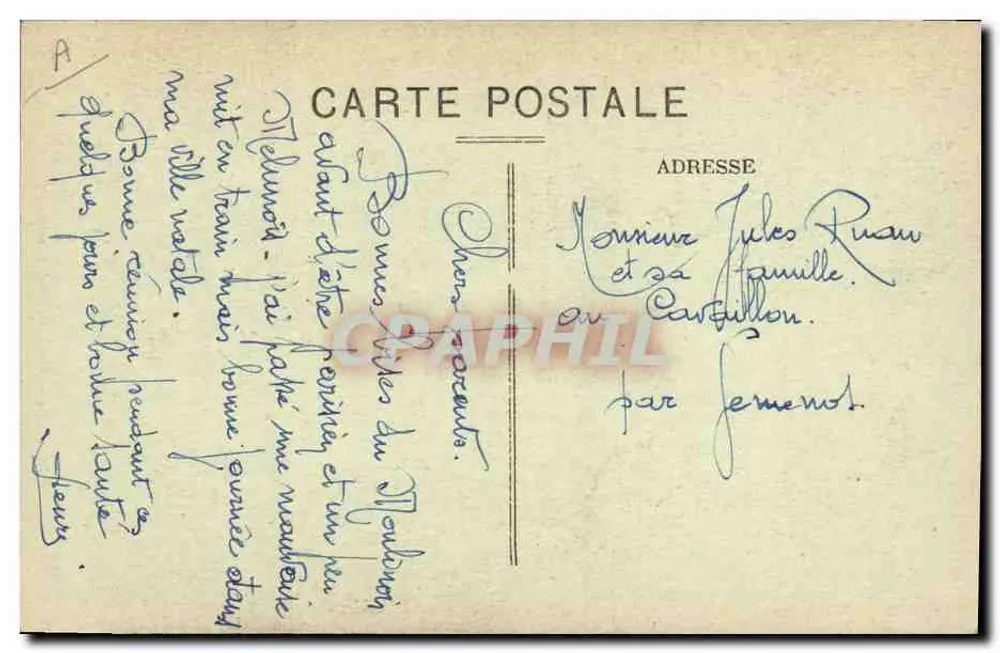 Moulins — Kinder BOURBONNAIS — Boutray, Verlag - Rückseite