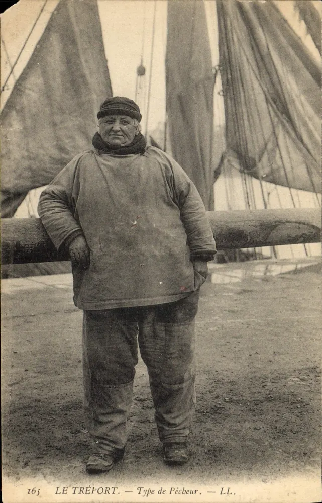 Le Tréport — Type de Pêcheur — LL. n° 165 - Frente