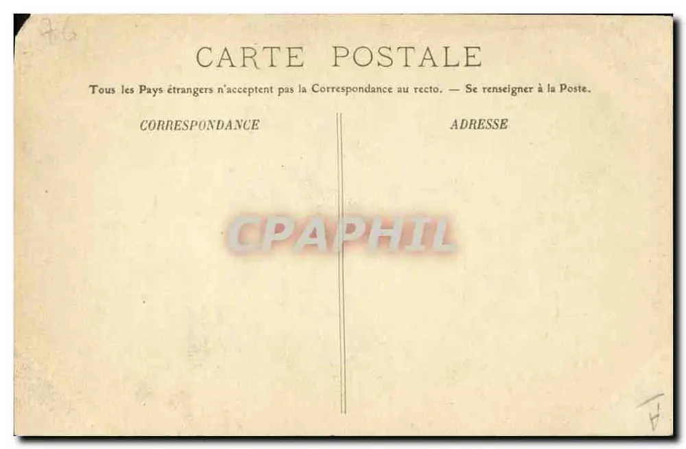 Le Tréport — Type de Pêcheur — LL. n° 165 - Verso