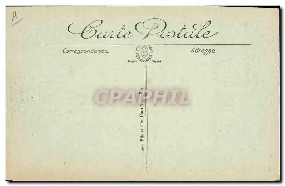 A Pesca de Camarões — IL — Levy Fils et Cie, Paris - Verso