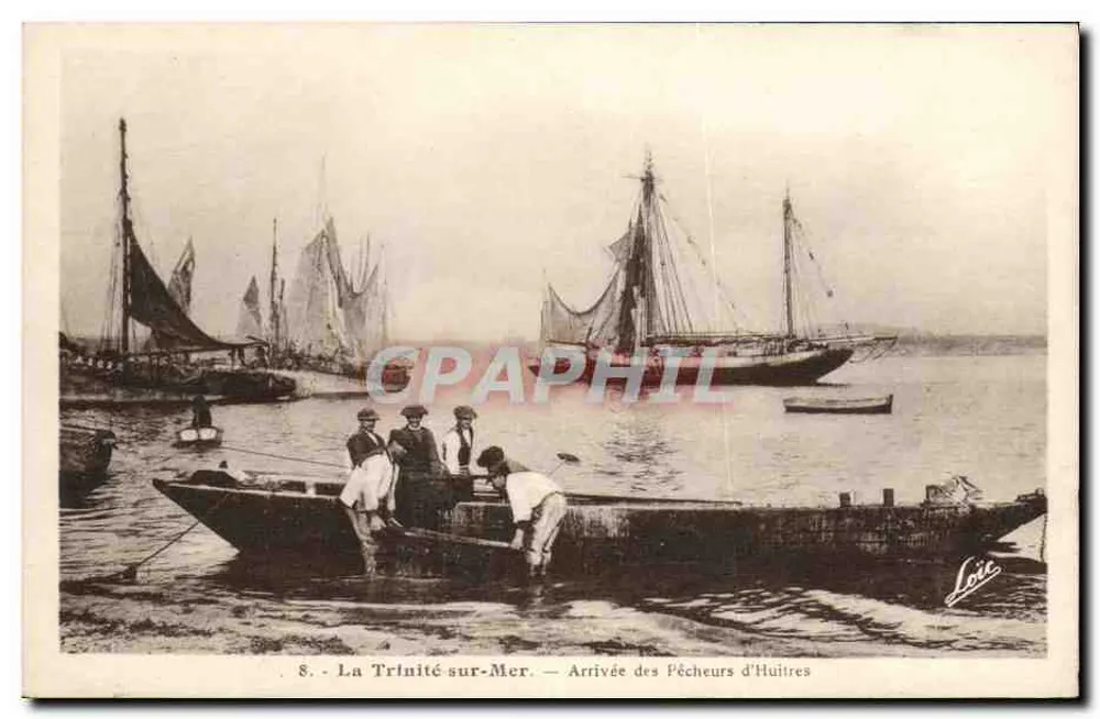 La Trinité-sur-Mer — Ankunft der Muschelfischer — Loïc - Vorderseite