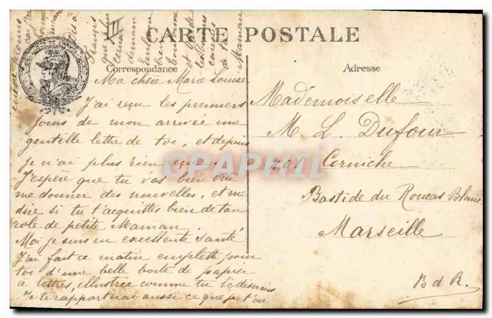 Napoleon II — Koning van Rome — Franse Republiek - Achterkant