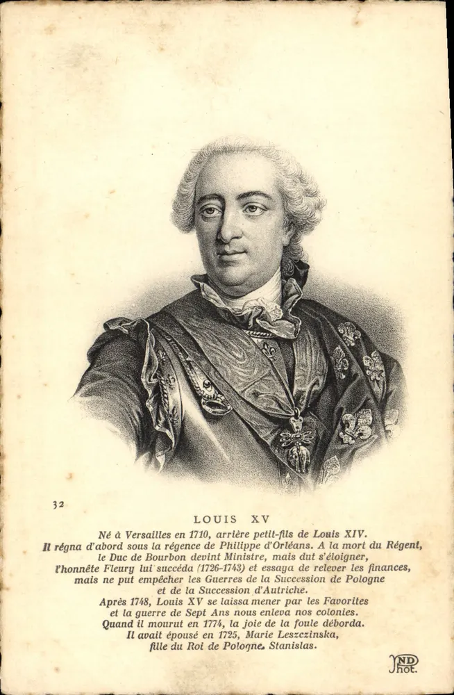 Louis XV — König von Frankreich (1710-1774) — JND Phot. - Vorderseite