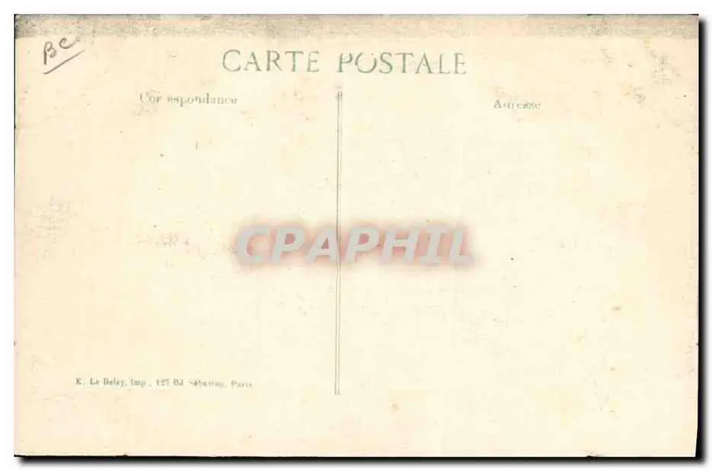 Zeitung für Verwundete lesen — 1914 — 14. Serie — E. Le Deley - Rückseite