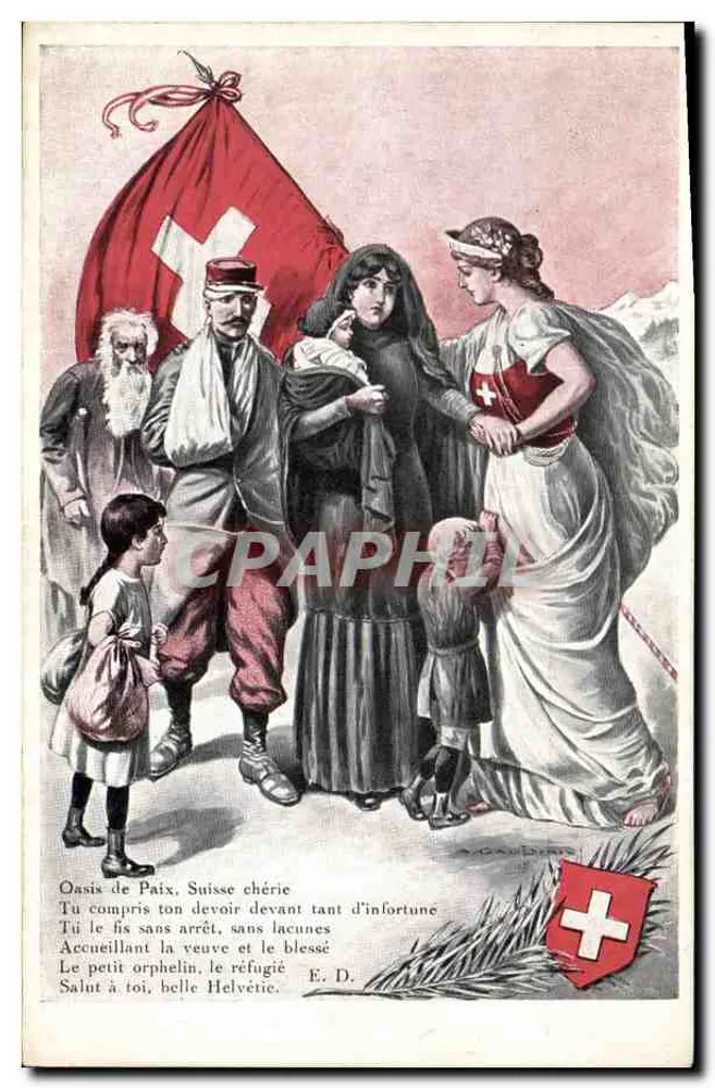 Oásis da Paz, Suíça querida — A. Gaunsch, Genebra - Frente