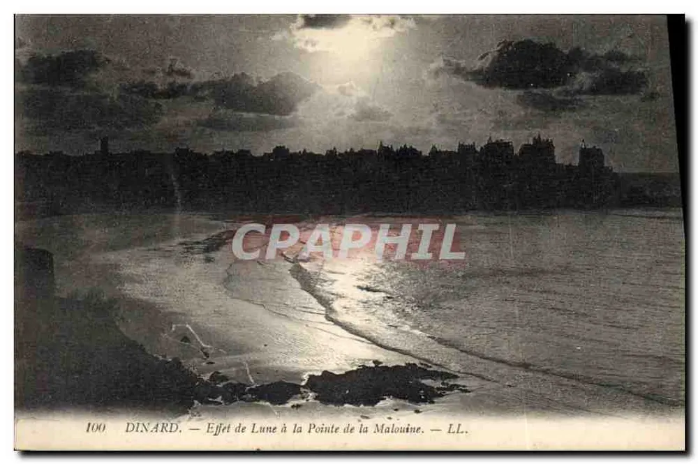 Dinard — Mondlicht an der Pointe de la Malouine — LL. - Vorderseite