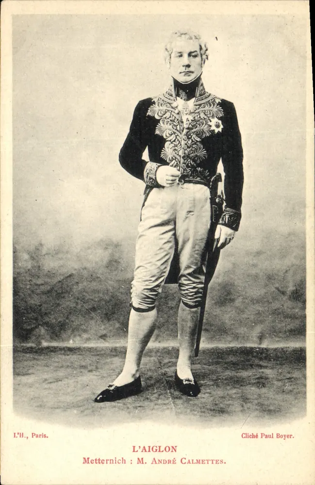 L'AIGLON — Metternich — Cliché Paul Boyer, veröffentlicht von M. André Calmettes, Paris - Vorderseite