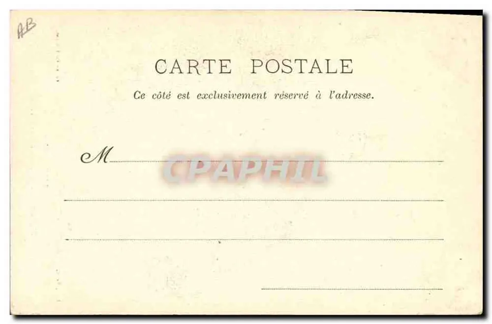 L'AIGLON — Metternich — Cliché Paul Boyer, veröffentlicht von M. André Calmettes, Paris - Rückseite