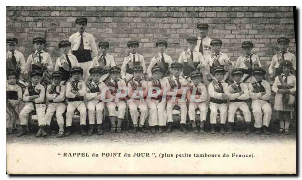 Kleine Trommler Frankreichs — "Rappel du Point du Jour" — E. Papeghin, Paris - Vorderseite